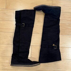 Stella McCartney Vegan Shearling Suede Over The Knee Boots. Sz 41- Fits like 9.5